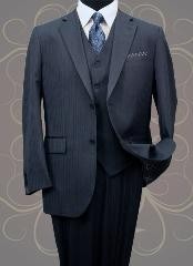  Three Piece Suit - Vested Suit Classic Vested 3
