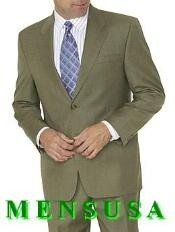 Two-Buttons-Olive-Green-Suit