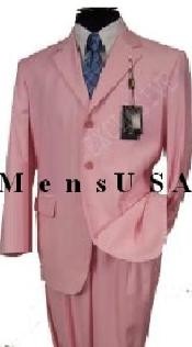  Beautiful 2 Button Style Light Pink Fashion Dress With