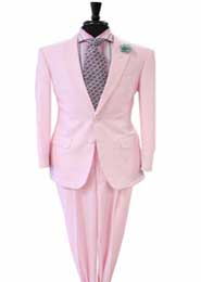  Light Pink Suit White Stripe ~