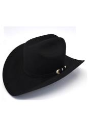 Black felt cowboy hats