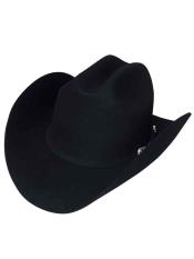 Black felt cowboy hats