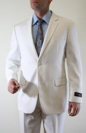 White slim fit suits