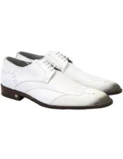 Mens Faded White Shoes