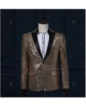  JSM-3051 Gold / Yellow & Black Real Sequin With