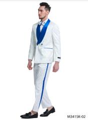  Mens White or Ivory Cream And