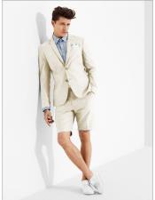  MO609 mens summer business suits with shorts pants set