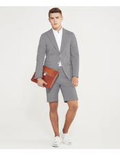  summer business suits with shorts pants set (sport coat
