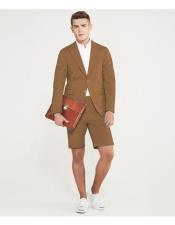  MO626 mens summer business suits with shorts pants set