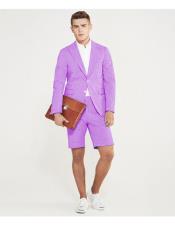  MO633 mens summer business suits with shorts pants set
