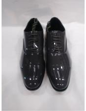   Mens Lace Up Black Cushioned