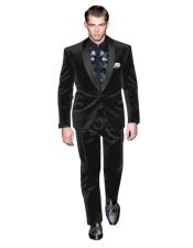 black velvet suits