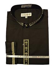 gold dress shirts for men