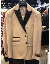  Tan Beige Champagne Tuxedo