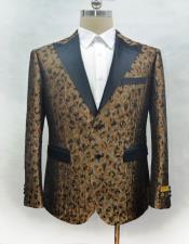 MensFashionCamoOstrichlookingSuit