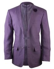  Mens Purple Linen Suit $199 Jacket