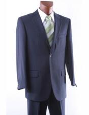 Athletic Cut Classic Navy Mens Suits