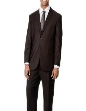  Caravelli Solid Brown Suit