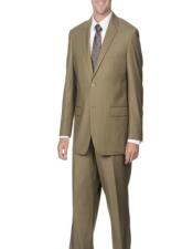  Caravelli Tan Pinstripe Suit