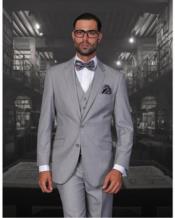  Suit Separates Wool Fabric Solid Grey Suit By Alberto