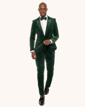 green velvet suits