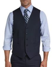  Button Besom pocket mens Blue Tic Modern Fit Suit