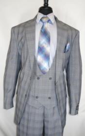 Vintage Suits Patterns Checkered Suit In Gray