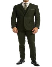  Tweed 3 Piece Suit - Tweed