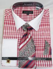 Red checkered dress Shirt 