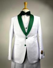 White And Green Tuxedo