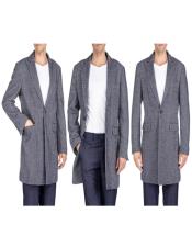 Herringbone Tweed Coat