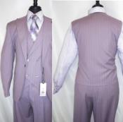 Lilac Pinstripe Suit