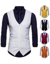  10 Different Colors Suit Vest Mystery