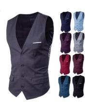  10 Different Colors Suit Vest 