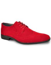  Mens Red Tuxedo Shoes
