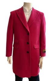 MensOvercoat-WoolThreeQuarterCarcoat+Pink
