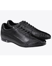  Genuine Ostrich Leg and Calf Leather Rubber Sole Shoes