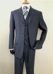  Three Button Suit - Vested Suit