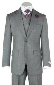  Mens Urban Gray Suit - Double