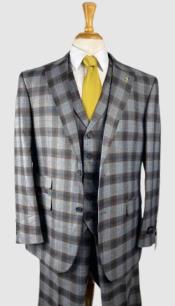  Plaid Suits - Peak Lapel 1920s