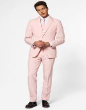  Mens Light Pink Suit - Blush