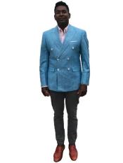  Blue Linen Suit