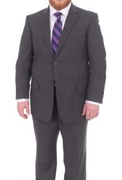  Suits For Big Belly Charcoal Gray