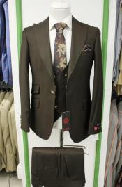  Suit Olive Dark Green