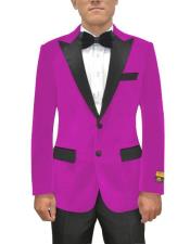   Mens Purple Tuxedo With Pants and Bowtie Package