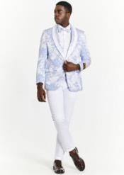  and Silver Tuxedo With Matching Bowtie and White Pants