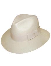  Mens Hats For Sale - 1930s Fedora Cream -
