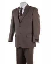  Short Suit - Mens Brown Suits 48s