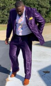  Shiny Suit - Purple Suit