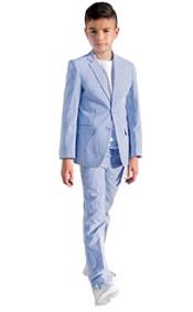  Boys Formal Suit Two Button Notch